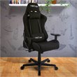 Pemberly Row Sport Ergonomic Adjustable Racing Game Chair in Black