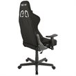Pemberly Row Sport Ergonomic Adjustable Racing Game Chair in Black