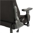 Pemberly Row Sport Ergonomic Adjustable Racing Game Chair in Black
