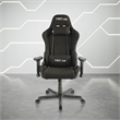 Pemberly Row Sport Ergonomic Adjustable Racing Game Chair in Black