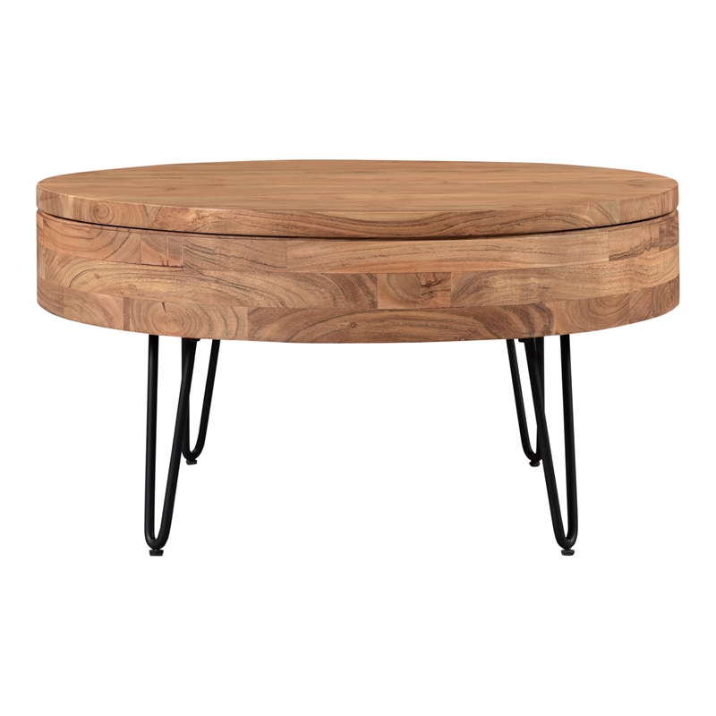 Pemberly Row Modern / Contemporary Wood Storage Coffee Table