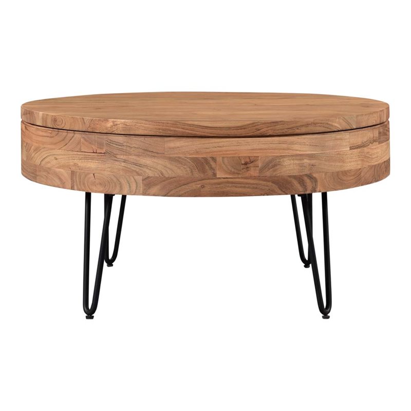 Pemberly Row Modern / Contemporary Wood Storage Coffee Table