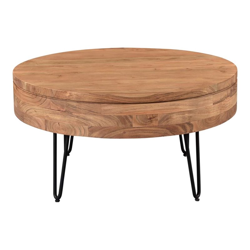 Pemberly Row Modern / Contemporary Wood Storage Coffee Table