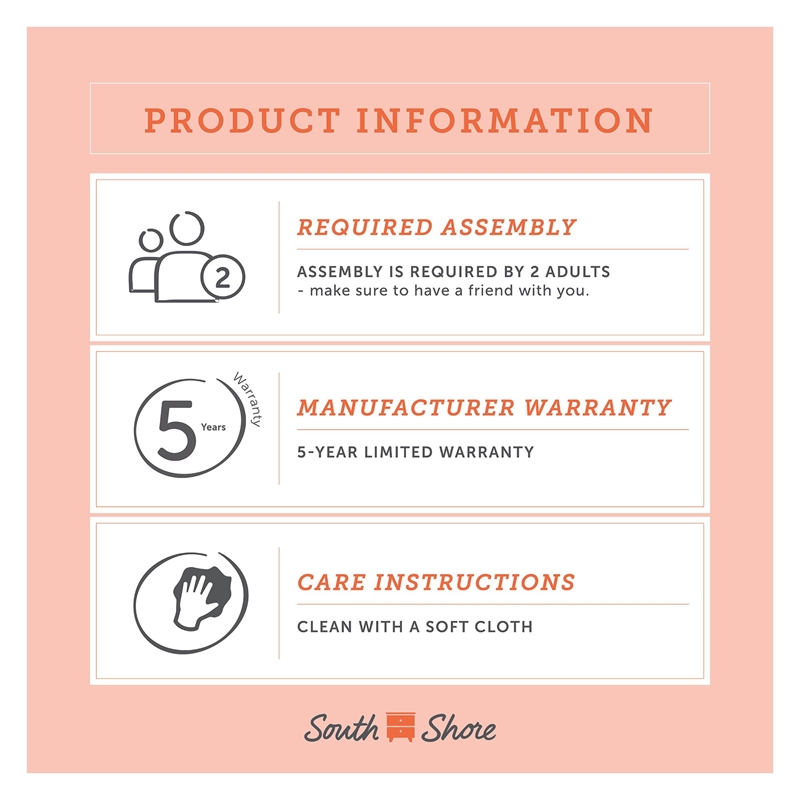 Pemberly Row 5-Shelf Narrow Bookcase-Blueberry-Pemberly Row