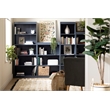 Pemberly Row 5-Shelf Narrow Bookcase-Blueberry-Pemberly Row