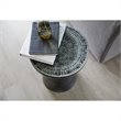 Pemberly Row Modern / Contemporary Accent Table in Silver Finish