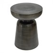 Pemberly Row Modern / Contemporary Accent Table in Silver Finish