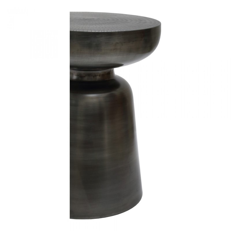 Pemberly Row Modern / Contemporary Accent Table in Silver Finish