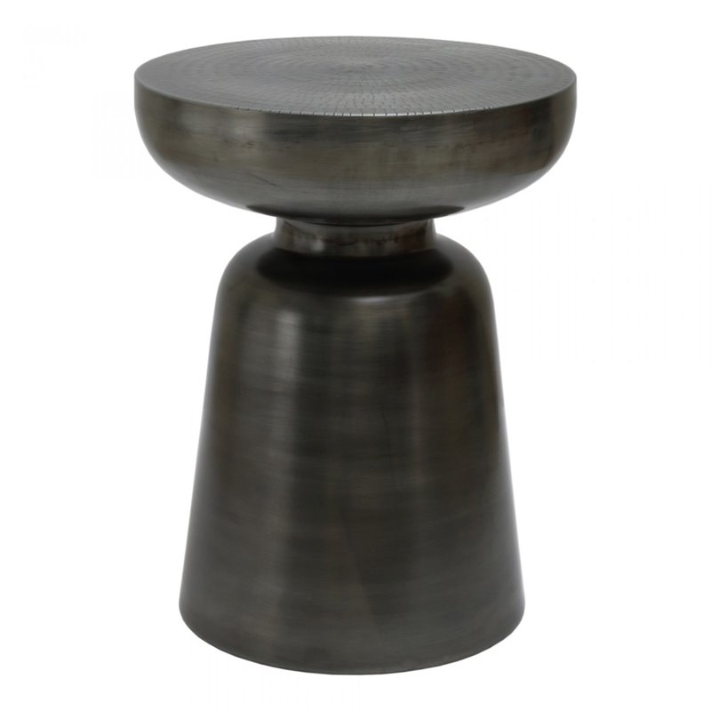 Pemberly Row Modern / Contemporary Accent Table in Silver Finish