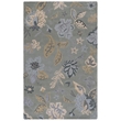 Pemberly Row 5' X 8' Hand Tufted Multicolored Wool Rug in Light Green