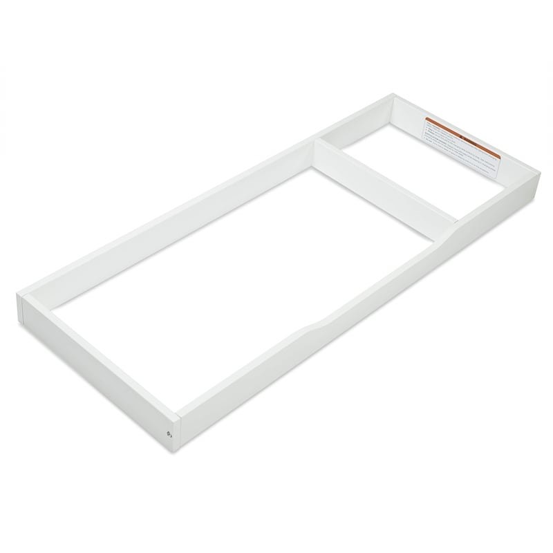 Pemberly Row Contemporary Topper for Double Dresser in White
