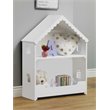 Pemberly Row Modern / Contemporary Wood Bookcase in White Finish