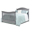 Pemberly Row Modern / Contemporary Full Size Rail in Stone Gray