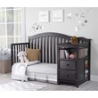 Pemberly Row Modern / Contemporary Crib and Changer in Espresso