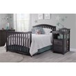 Pemberly Row Modern / Contemporary Crib and Changer in Espresso