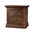 Pemberly Row Modern / Contemporary Wood Nightstand in Chocolate