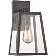 Pemberly Row Transitional 1 Light Black Outdoor Wall Sconce 14
