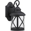 Pemberly Row Transitional 1 Light Black Outdoor Wall Sconce 16