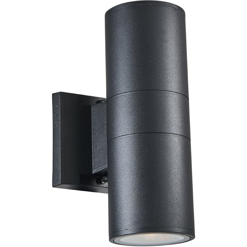 Pemberly Row LED Textured Black Outdoor/Indoor Wall Sconce 10