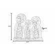Pemberly Row Praying Family Fiberstone Garden Statue in Aged Moss Green