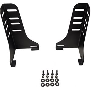Pemberly Row Bedder Base Accessory Black Headboard/Footboard Bracket Attachment