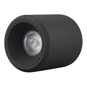 Pemberly Row Aluminum ETL Commercial Grade LED Surface Mounted Downlight Black
