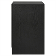 Pemberly Row 2-Drawer Wood Nightstand with Hidden Jewelry Tray in Black