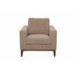 Pemberly Row Modern / Contemporary Wood Trim Chair - Cream Finish