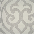 Pemberly Row 8-piece Jacquard Fabric King Comforter Set in Silver