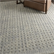 Pemberly Row Rectangle Contemporary Wool Area Rug in Charcoal