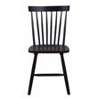 Pemberly Row Modern / Contemporary Set of 2 Side Chairs in Black