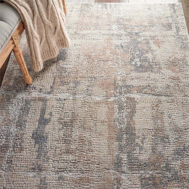 Pemberly Row Beige & Gray Painterly Rustic Textures 63