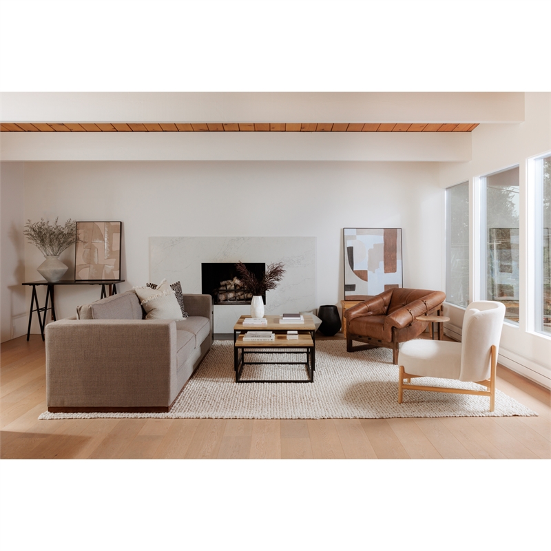 Pemberly Row Contemporary 2 Fabric Wall Decor in Multi-Color