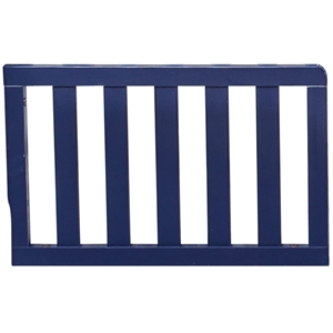 Pemberly Row Modern Wood Toddler Guard Rail in Navy Blue Finish