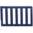 Pemberly Row Modern Wood Toddler Guard Rail in Navy Blue Finish