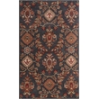 Pemberly Row Contemporary 4X6 Charcoal Handtufted Wool Area Rug