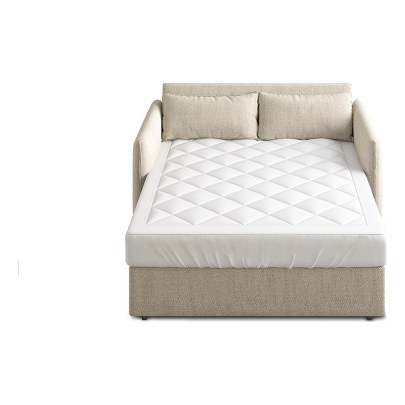 Pemberly Row Holden Waterproof Sofa Bed Mattress Pad in White