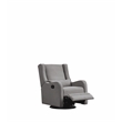 Pemberly Row Glider Manual Recliner Nursery Rocking Swivel Chair in Harbor Gray