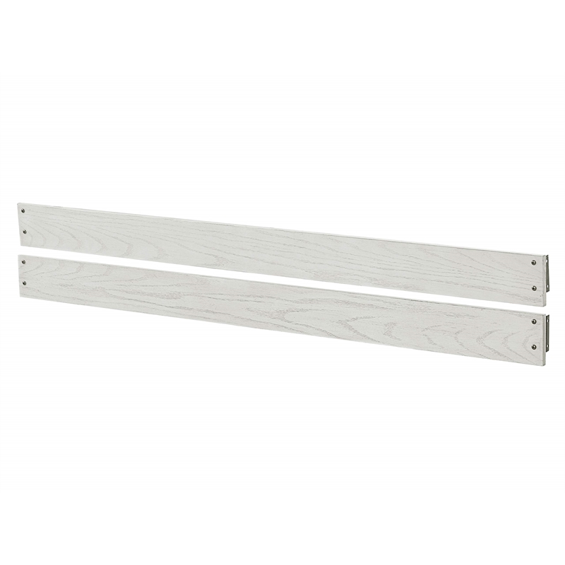 Pemberly Row Modern Wood Arch Top Convertible Crib in White Dove