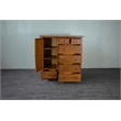 Pemberly Row Contemporary 7-Drawer Solid Wood Chest in Cherry