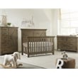 Pemberly Row Contemporary Changing Tray - Harvest Brown Finish