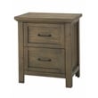 Pemberly Row Contemporary Changing Tray - Harvest Brown Finish