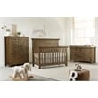 Pemberly Row Contemporary Changing Tray - Harvest Brown Finish