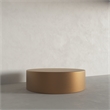 Pemberly Row Modern / Contemporary Stainless Steel Coffee Table in Brass