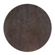 Pemberly Row 3 Pc Round Metal and Wood Occasional Table Set in Charcoal