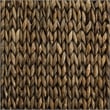 Pemberly Row Contemporary Wood/Rattan King Headboard in Sea Grass