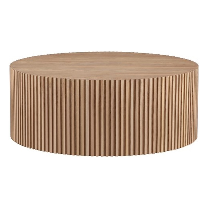 Pemberly Row Modern / Contemporary Solid Wood Coffee Table in Ash