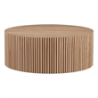 Pemberly Row Modern / Contemporary Solid Wood Coffee Table in Ash