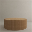 Pemberly Row Modern / Contemporary Solid Wood Coffee Table in Ash