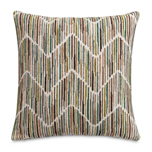 Pemberly Row Modern 19&quot Square Throw Pillow - Seagrass in Set of 2